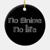 kein Leben Keramik Ornament (Hinten)