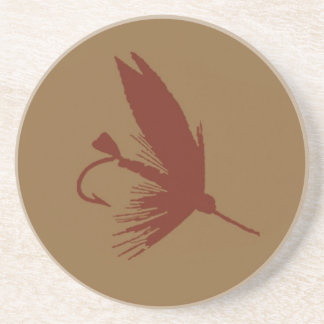 Kein Leben ohne Fischen Sandstein Untersetzer