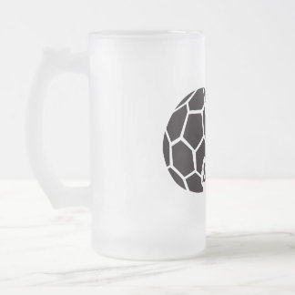kein Leben ohne Fußball Mattglas Bierglas