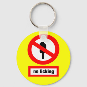 kein Lecken Schlüsselanhänger