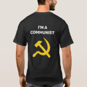 Kein Liberaler... Ich bin Kommunist T-Shirt (Rückseite)