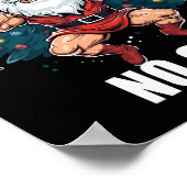 Kein Lift kein Geschenk Weihnachtsgymnasium Poster (Ecke)