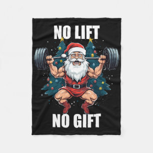 Kein Lift Kein Geschenk Weihnachtsmann Weihnachten Fleecedecke