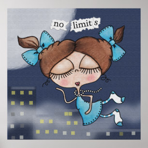 Kein Limits-City-Girl Poster