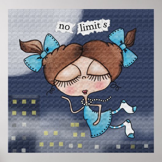 Kein Limits-City-Girl Poster (Vorne)