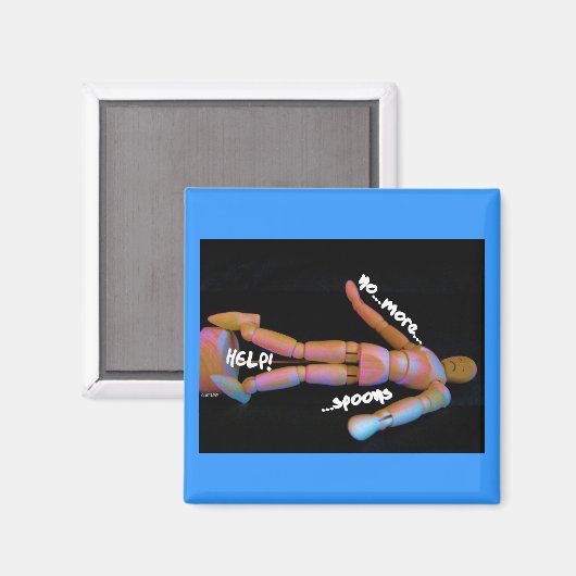 Kein Löffelmagnet mehr Magnet (Vorderseite/Rückseite)