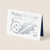 Kein Logo Weihnachten Weihnachten Weihnachten Weih Folienkarte (Vorderseite)