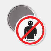 Kein lokales Magnet (Vorderseite/Rückseite)