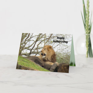 Kein Löwe, du bist der beste Vater - Vatertagskart Karte