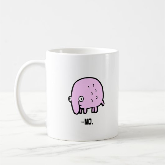 Kein lustiges sarkastisches Kaffeegenuss - Sassy W Kaffeetasse (Links)
