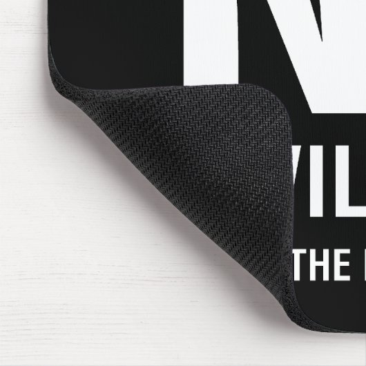 KEIN mache ich das Logo nicht größer Mousepad (Ecke)