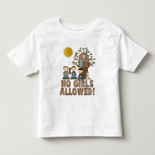 Kein Mädchen ist ein T - Shirt für Kleinkinder erl