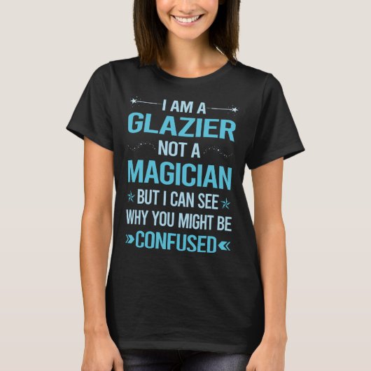 Kein Magier - Glazier T-Shirt (Vorderseite)