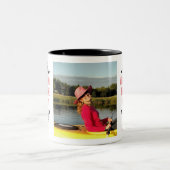 Kein Mama-Mama-Geschenk für ein Foto Zweifarbige Tasse (Mittel)