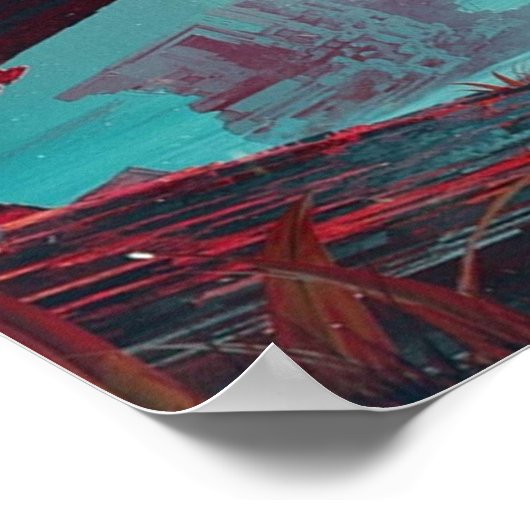 Kein Mans Sky Floating Diamond Gaming Poster (Ecke)