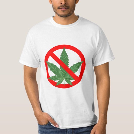 Kein Marihuana verbieten Hanf T-Shirt (Vorderseite)
