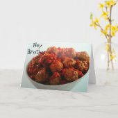 **KEIN MEATBALL** BROTHER KARTE (Gelbe Blume)