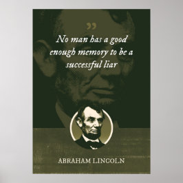 Kein Mensch hat genug Gedächtnis, um erfolgreich z Poster