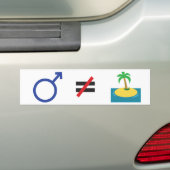 Kein Mensch ist eine Insel (Symbole) Autoaufkleber (Auf Auto)