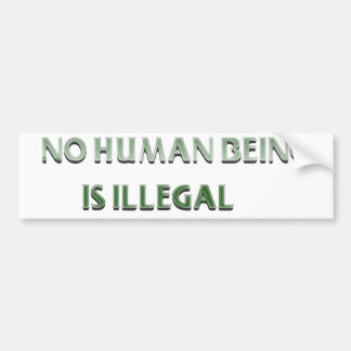 Kein Mensch ist illegal Autoaufkleber