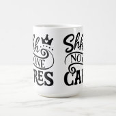 Kein Mensch kümmert sich um Typografie, inspiriere Kaffeetasse (Mittel)
