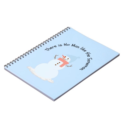 Kein Mensch wie der Schneemann Notizblock (Linke Seite)