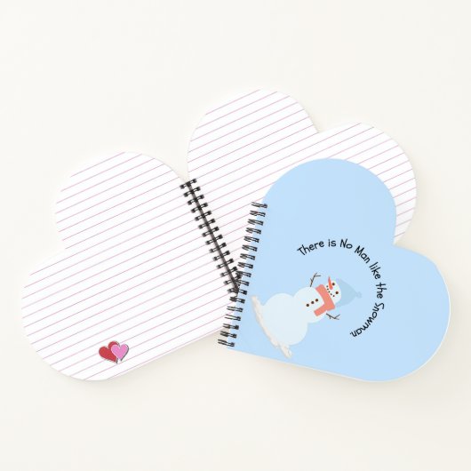 Kein Mensch wie der Schneemann Notizblock (Innenseite)