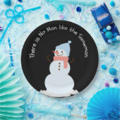 Kein Mensch wie der Schneemann Pappteller (Party)