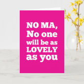 Kein Mensch wird so schön sein wie du Karte (Gelbe Blume)