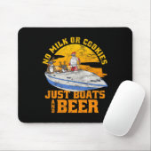 Kein Milch Oder Kekse Nur Boote Und Bier Weihnacht Mousepad (Mit Mouse)