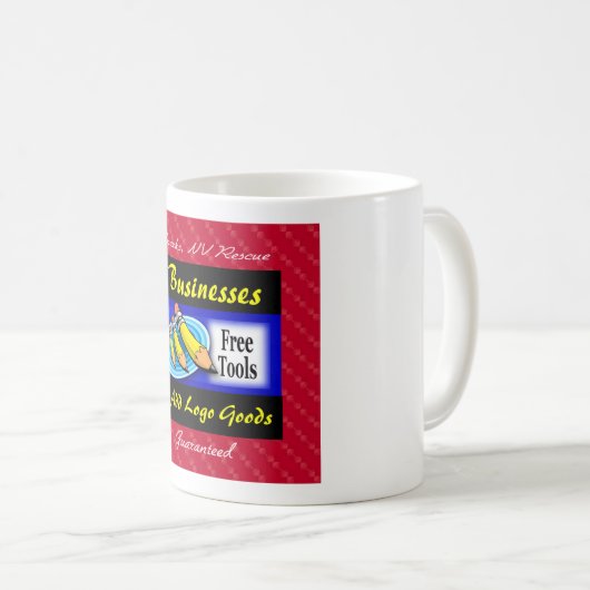 "Kein minimaler Auftrag " Kaffeetasse (VorderseiteRechts)