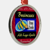 "Kein minimaler Auftrag " Silbernes Ornament (Rechts)