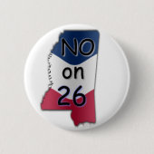 Kein Mitgliedstaat 26 Button (Vorderseite)