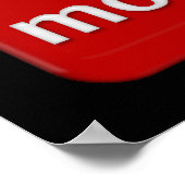 Kein Mobiltelefon Poster (Ecke)