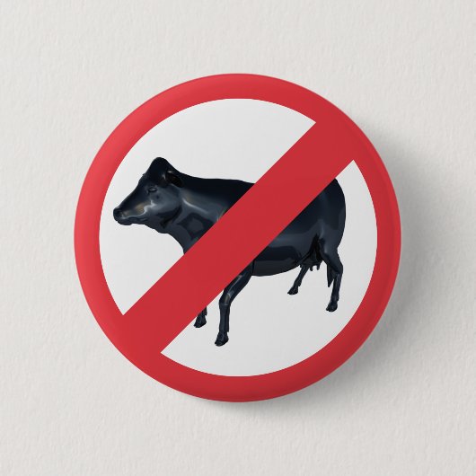 Kein Molkereiknopf Button (Vorderseite)