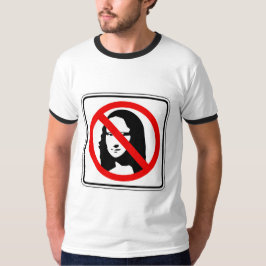 Kein Mona-Lisa-Verbotszeichen Parodie T-Shirt