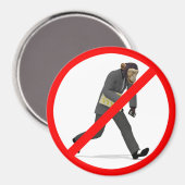 Kein monetäres Geschäft Magnet (Vorderseite/Rückseite)