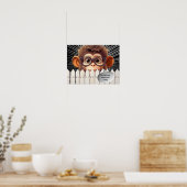 KEIN MONKEY-GESCHÄFT HEUTE POSTER (Küche)