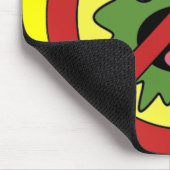 Kein Monster Schild Mousepad (Ecke)
