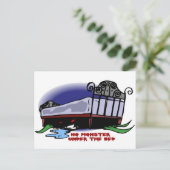 Kein Monster unter dem Bett Postkarte (Stehend Vorderseite)