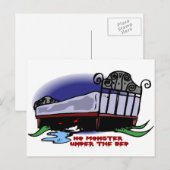 Kein Monster unter dem Bett Postkarte (Vorne/Hinten)