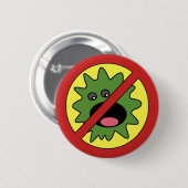 Kein Monster-Zeichen Button (Vorne & Hinten)