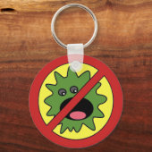 Kein Monster-Zeichen Schlüsselanhänger (Vorderseite)