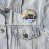 Kein Morgen! Katzenschläfer Button (Beispiel)