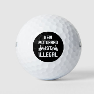 Kein Motorrad unrechtmäßiges Fahrverbot für Motorr Golfball