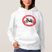Kein Motorradzeichen Hoodie (Vorderseite)