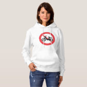 Kein Motorradzeichen Hoodie (Vorne ganz)