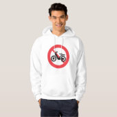 Kein Motorradzeichen Hoodie (Vorne ganz)