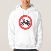 Kein Motorradzeichen Hoodie (Vorderseite)