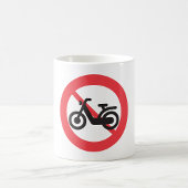 Kein Motorradzeichen Kaffeetasse